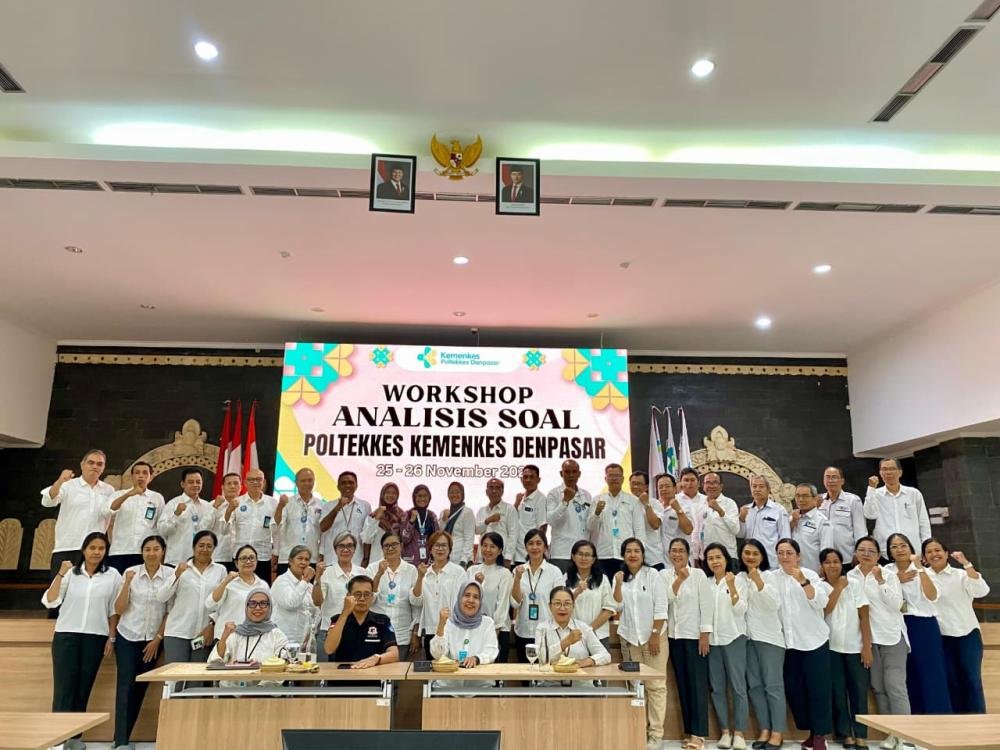 Poltekkes Kemenkes Denpasar Selenggarakan Workshop Analisis Soal UTS, UAS, UKOM, dan Vignette
