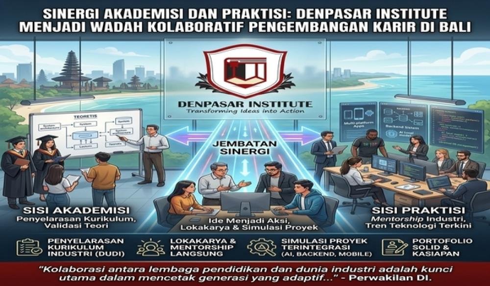 Sinergi Akademisi dan Praktisi: Denpasar Institute Menjadi Wadah Kolaboratif Pengembangan Karir di Bali