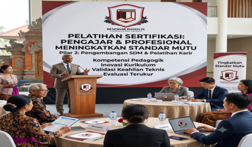 Tingkatkan Standar Mutu, Denpasar Institute Garap Pelatihan Sertifikasi Pengajar dan Profesional