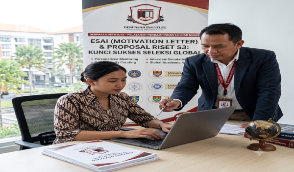 Persiapan Matang Kuliah Luar Negeri: Denpasar Institute Layani Pendampingan Esai dan Proposal Riset S3