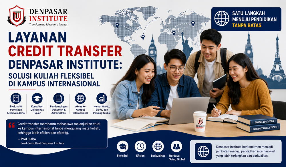 Layanan Credit Transfer Denpasar Institute: Solusi Kuliah Fleksibel di Kampus Internasional