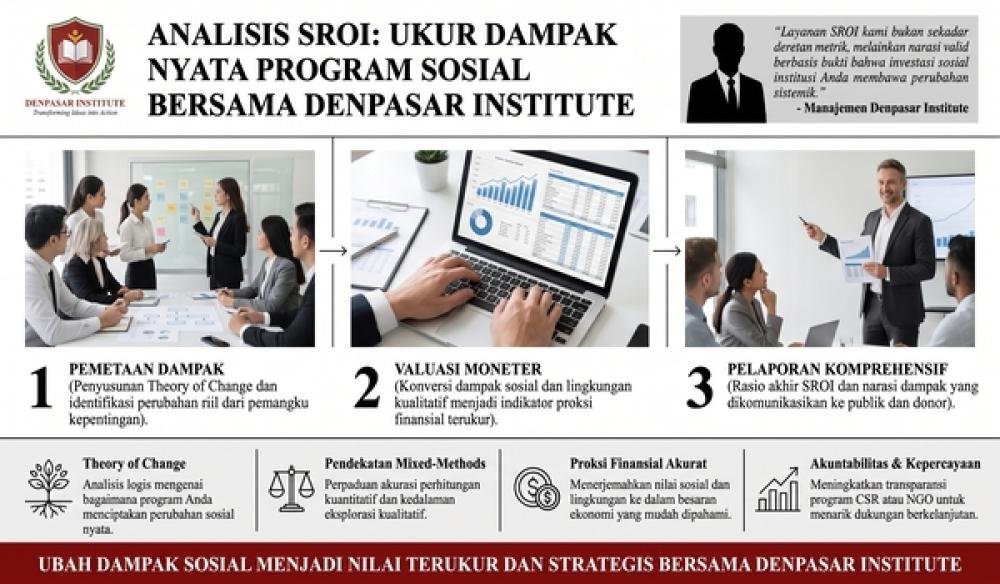 Mengukur Dampak Nyata Program Sosial: Denpasar Institute Hadirkan Layanan Analisis SROI Profesional