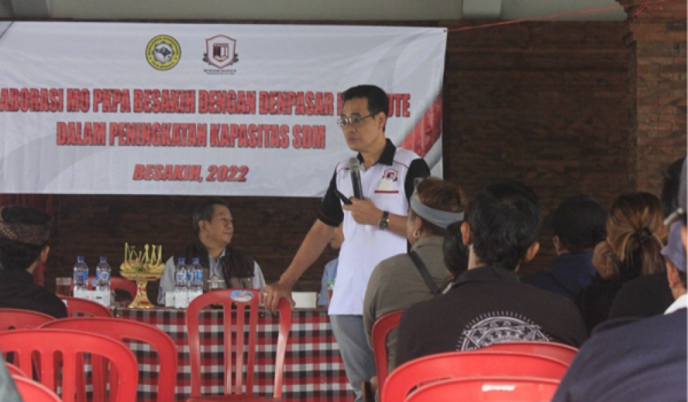 Denpasar Institute Gelar Pelatihan Peningkatan Kapasitas SDM Bersama MO PKPA Besakih