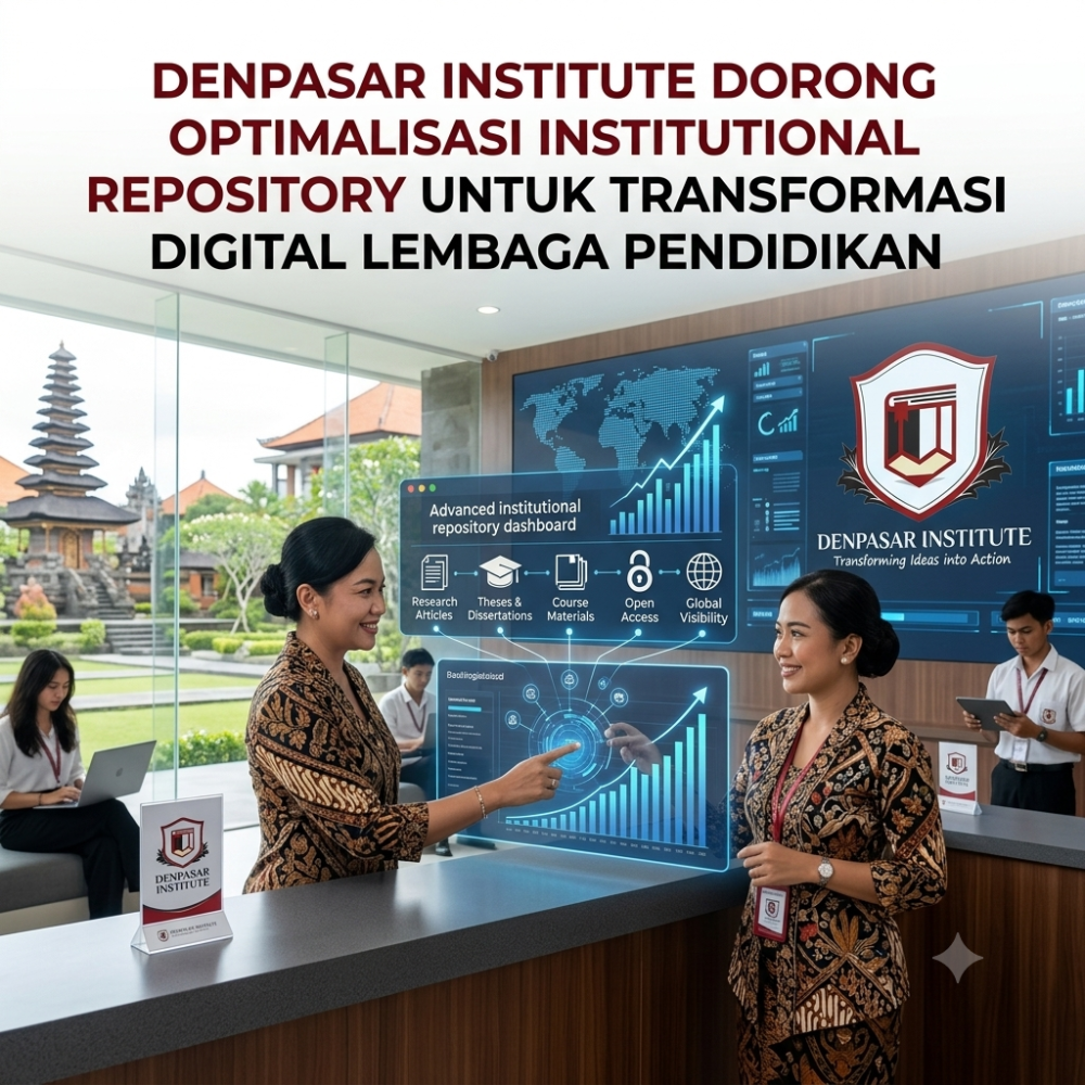 Denpasar Institute Dorong Optimalisasi Institutional Repository untuk Tranformasi Digital Lembaga Pendidikan