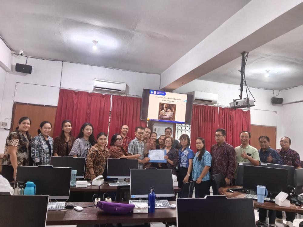 Workshop Penyusunan Buku Ajar Berbasis OBE, FPH Universitas Dhyana Pura Dorong Inovasi dan Integritas Akademik Dosen