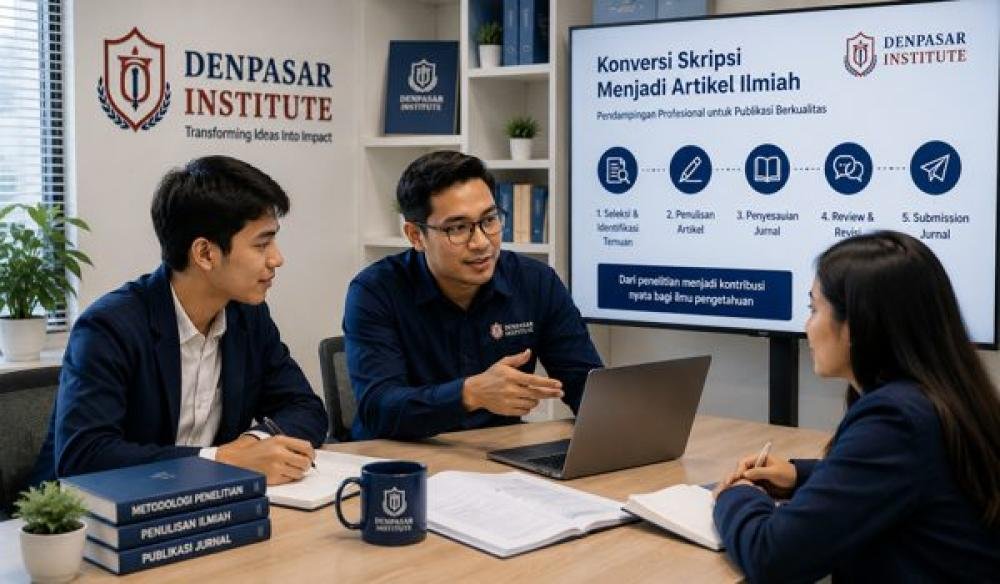 Dari Skripsi Menjadi Jurnal: Denpasar Institute Bantu Mahasiswa Akselerasi Kelulusan Lewat Publikasi