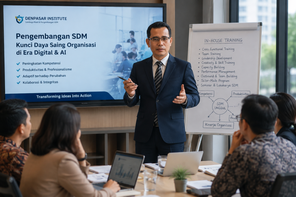 Denpasar Institute Dorong Peningkatan Kompetensi SDM melalui Program In-House Training Berbasis Kebutuhan Industri