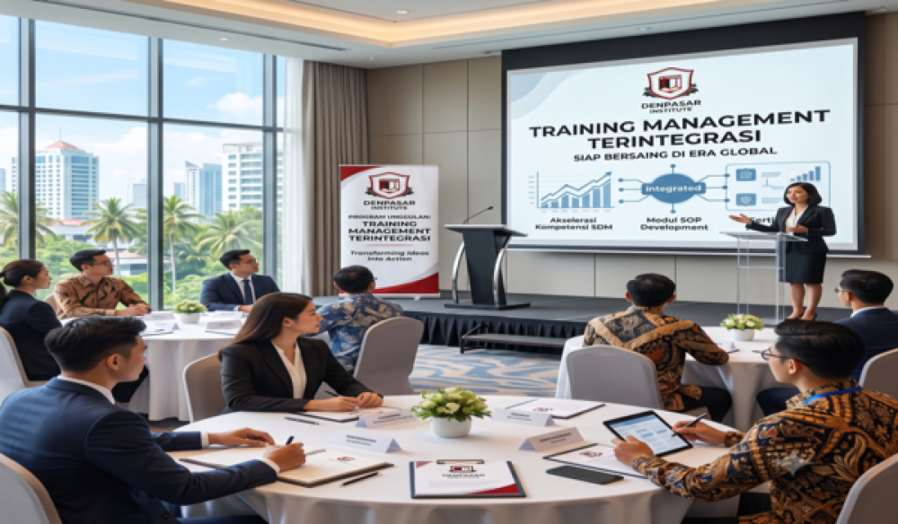  Pengembangan SDM & Pelatihan Karir Siap Bersaing di Era Global, Denpasar Institute Luncurkan Program Training Management Terintegrasi