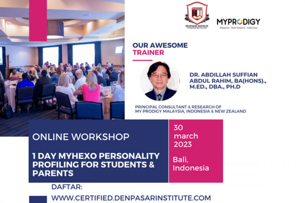 1 Day MyHEXO Personality Profiling for students & parents